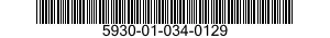 5930-01-034-0129 SWITCH,SENSITIVE 5930010340129 010340129