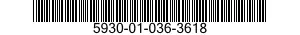 5930-01-036-3618  5930010363618 010363618