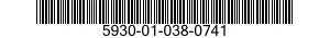 5930-01-038-0741 SWITCH,PUSH 5930010380741 010380741