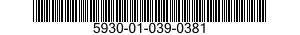 5930-01-039-0381 SWITCH 5930010390381 010390381
