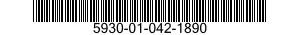 5930-01-042-1890 SWITCH,PRESSURE 5930010421890 010421890