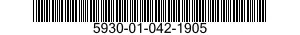 5930-01-042-1905 SWITCH,ROTARY 5930010421905 010421905