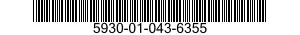 5930-01-043-6355 SWITCH,PUSH 5930010436355 010436355