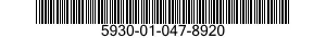 5930-01-047-8920 SWITCH,THERMOSTATIC 5930010478920 010478920