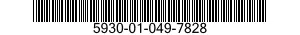 5930-01-049-7828 SWITCH SUBASSEMBLY 5930010497828 010497828