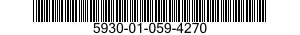 5930-01-059-4270 SWITCH,PUSH 5930010594270 010594270