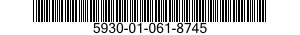 5930-01-061-8745 SWITCH,TOGGLE 5930010618745 010618745