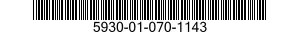 5930-01-070-1143 SWITCH,INTERLOCK 5930010701143 010701143