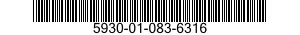 5930-01-083-6316 SWITCH,LIQUID LEVEL 5930010836316 010836316