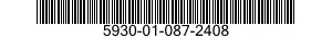 5930-01-087-2408 SWITCH,THERMOSTATIC 5930010872408 010872408