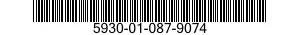 5930-01-087-9074 SWITCH,CODE INDICATING WHEEL 5930010879074 010879074