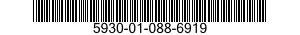 5930-01-088-6919 SWITCH,TOGGLE 5930010886919 010886919