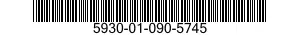 5930-01-090-5745 SWITCH,CODE INDICATING WHEEL 5930010905745 010905745
