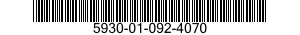 5930-01-092-4070 SWITCH,TOGGLE 5930010924070 010924070