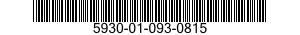 5930-01-093-0815 SWITCH,TOGGLE 5930010930815 010930815