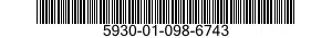 5930-01-098-6743 SWITCH,ROTARY 5930010986743 010986743
