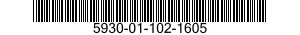 5930-01-102-1605 SWITCH,CODE INDICATING WHEEL 5930011021605 011021605