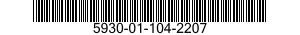 5930-01-104-2207 SWITCH,PUSH 5930011042207 011042207