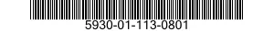 5930-01-113-0801  5930011130801 011130801
