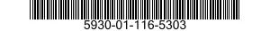 5930-01-116-5303 SWITCH,SENSITIVE 5930011165303 011165303