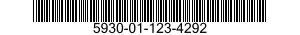 5930-01-123-4292 SWITCH,TOGGLE 5930011234292 011234292