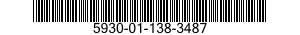 5930-01-138-3487 SWITCH,SLIDE 5930011383487 011383487