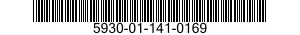 5930-01-141-0169 SWITCH,ROTARY 5930011410169 011410169