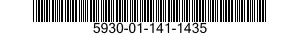 5930-01-141-1435 SWITCH,PUSH 5930011411435 011411435