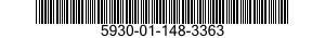 5930-01-148-3363 PUSH BUTTON 5930011483363 011483363