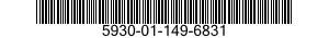 5930-01-149-6831  5930011496831 011496831