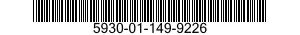 5930-01-149-9226 SWITCH,ELECTRICAL 5930011499226 011499226
