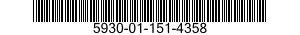 5930-01-151-4358 SWITCH 5930011514358 011514358