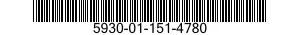 5930-01-151-4780 SWITCH,SENSITIVE 5930011514780 011514780