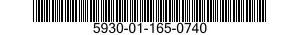5930-01-165-0740 SWITCH,PUSH 5930011650740 011650740