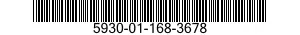 5930-01-168-3678 PUSH BUTTON 5930011683678 011683678