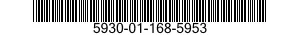 5930-01-168-5953 SWITCH,TOGGLE 5930011685953 011685953