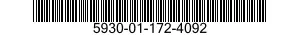 5930-01-172-4092 SWITCH,TOGGLE 5930011724092 011724092