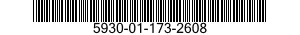 5930-01-173-2608 SWITCH ASSEMBLY 5930011732608 011732608