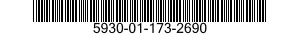 5930-01-173-2690 BOOT,DUST AND MOISTURE SEAL 5930011732690 011732690