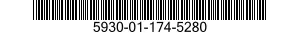 5930-01-174-5280 SWITCH,HOOK 5930011745280 011745280