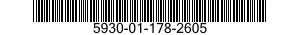 5930-01-178-2605 SWITCH,PUSH 5930011782605 011782605