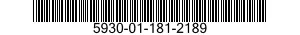 5930-01-181-2189 SWITCH,TILT 5930011812189 011812189