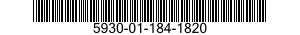 5930-01-184-1820 SWITCH,PUSH 5930011841820 011841820