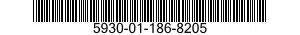 5930-01-186-8205 SWITCH,TOGGLE 5930011868205 011868205