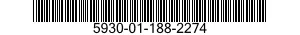5930-01-188-2274 SWITCH,CODE INDICATING WHEEL 5930011882274 011882274