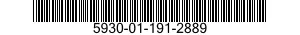 5930-01-191-2889 SWITCH,TOGGLE 5930011912889 011912889