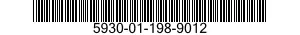 5930-01-198-9012 SWITCH,PUSH 5930011989012 011989012