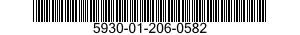 5930-01-206-0582 SWITCH SUBASSEMBLY 5930012060582 012060582
