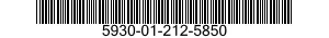 5930-01-212-5850 SWITCH SUBASSEMBLY 5930012125850 012125850