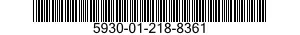 5930-01-218-8361 SWITCH,PUSH 5930012188361 012188361